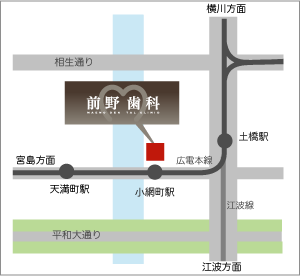 前野歯科 地図